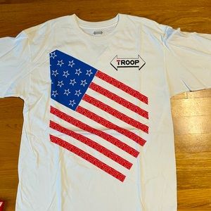 Troop Stars and Stripes tee | Red white and blue
